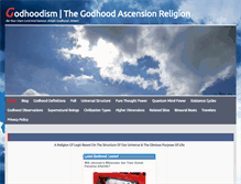 Tablet Screenshot of godhoodism.com
